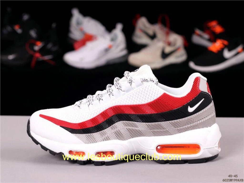 air max grise et rouge