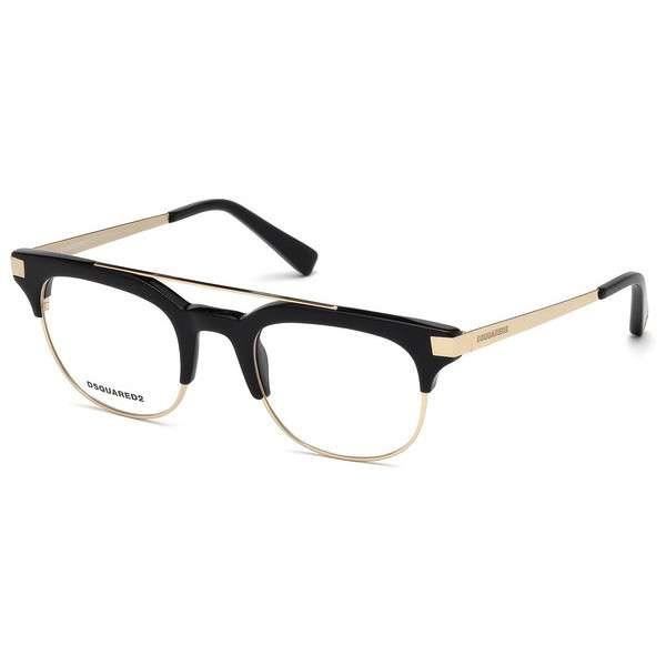 Lunettes DSQUARED2 DQ5084 001 - Monture Noire 53 Mm Neuves Avec étiquettes