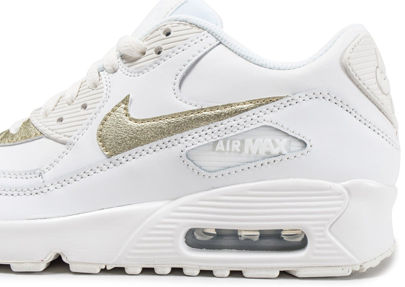 nike air blanche et doré