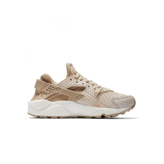 nike huarache femme beige